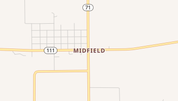 Midfield, Texas map