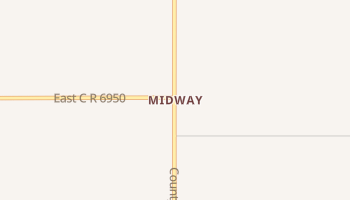 Midway, Texas map