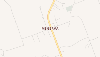 Minerva, Texas map