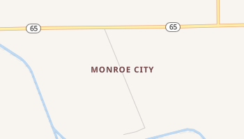 Monroe City, Texas map
