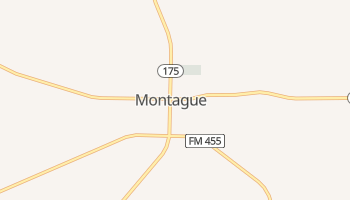 Montague, Texas map