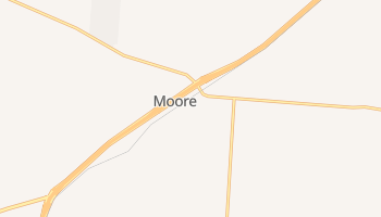 Moore, Texas map