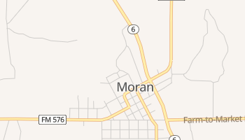 Moran, Texas map