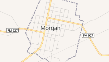 Morgan, Texas map