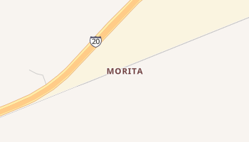 Morita, Texas map