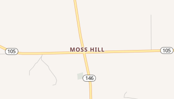 Moss Hill, Texas map