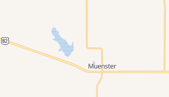 Muenster, Texas map