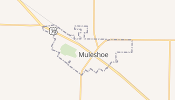 Muleshoe, Texas map