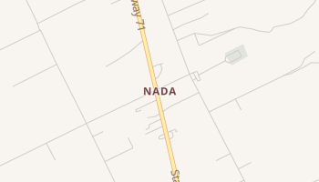 Nada, Texas map