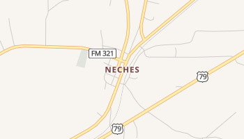 Neches, Texas map