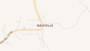 Neuville, Texas map