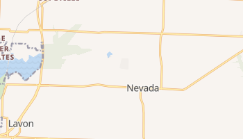 Nevada, Texas map