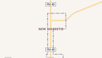 New Mobeetie, Texas map