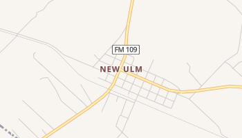 New Ulm, Texas map