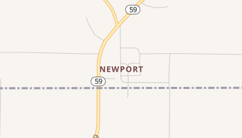 Newport, Texas map