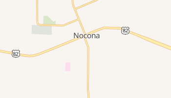 Nocona, Texas map