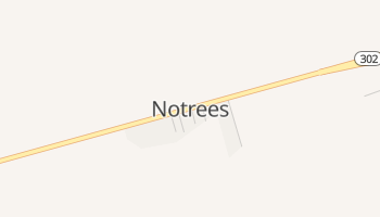 Notrees, Texas map