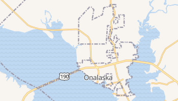 Onalaska, Texas map