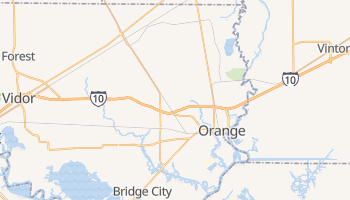 Orange, Texas map