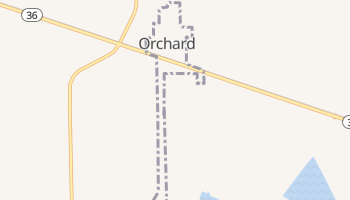 Orchard, Texas map