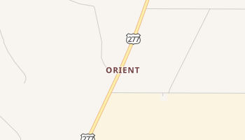 Orient, Texas map