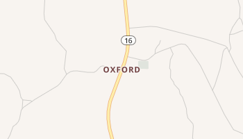 Oxford, Texas map