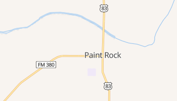 Paint Rock, Texas map