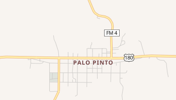 Palo Pinto, Texas map