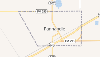 Panhandle, Texas map