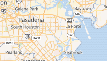 Pasadena, Texas map