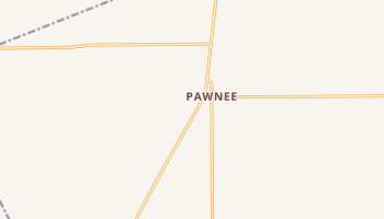 Pawnee, Texas map