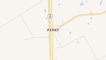 Perry, Texas map
