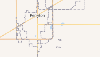 Perryton, Texas map