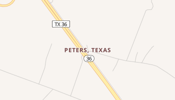 Peters, Texas map