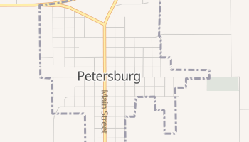 Petersburg, Texas map