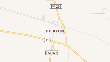 Pickton, Texas map