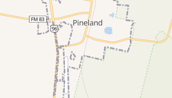 Pineland, Texas map