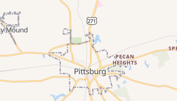 Pittsburg, Texas map