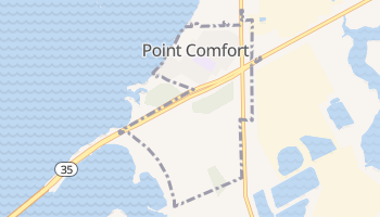 Point Comfort, Texas map