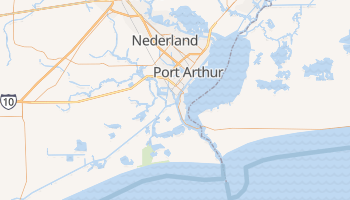 Port Arthur, Texas map