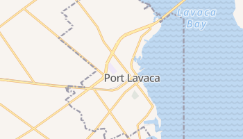Port Lavaca, Texas map