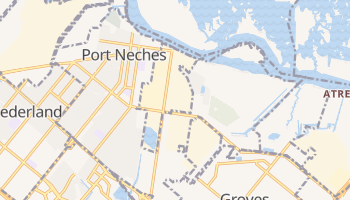 Port Neches, Texas map