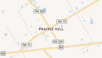 Prairie Hill, Texas map