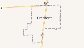 Premont, Texas map