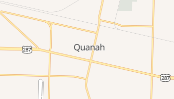 Quanah, Texas map