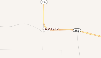 Ramirez, Texas map