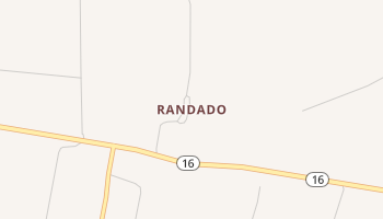 Randado, Texas map