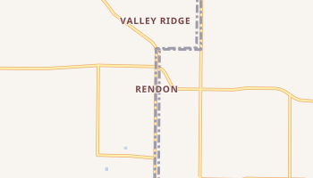 Rendon, Texas map