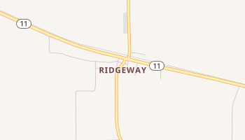 Ridgeway, Texas map