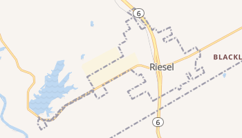 Riesel, Texas map